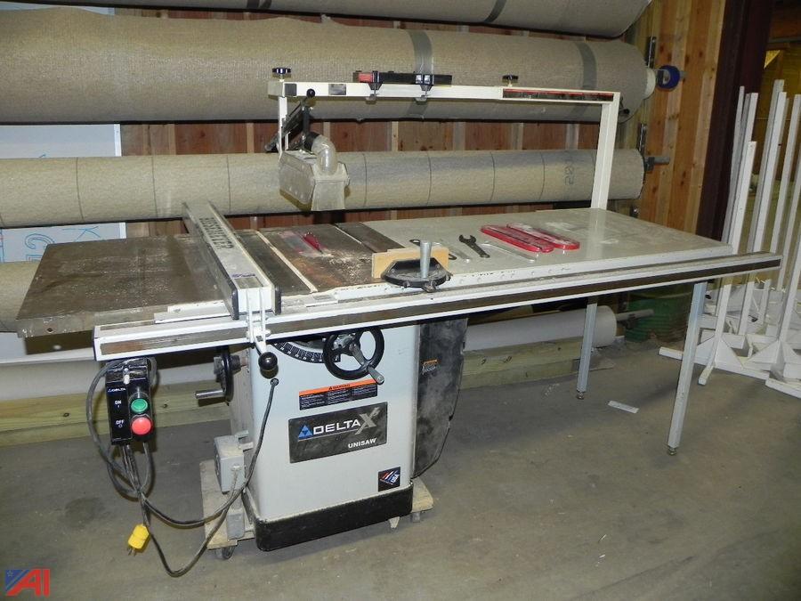 Delta x unisaw table shop saw