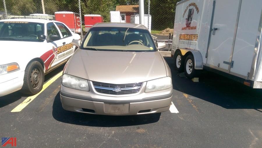 Auctions International Auction Yates County 5325 ITEM 2001 Chevy Impala 4DSD