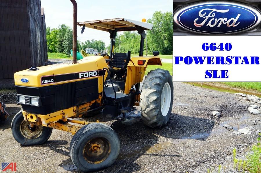 Auctions International Auction Erie County Surplus Auction 5641 Item 1993 Ford 6640 Powerstar Sle Tractor