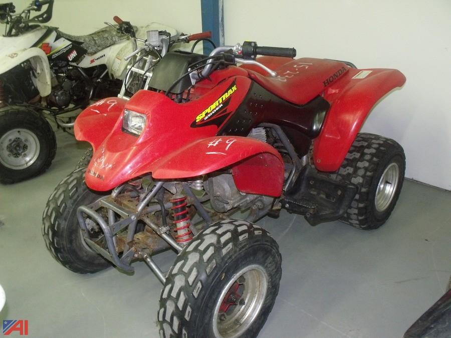 Auctions International Auction Brookhaven Impounds 5700 Item 03 Honda Quad