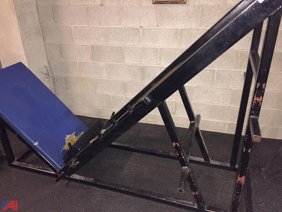 old school leg press machine
