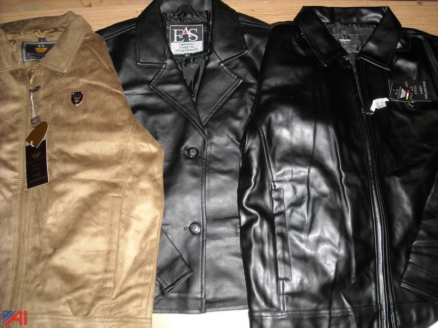 emporio athletic sportswear leather jacket