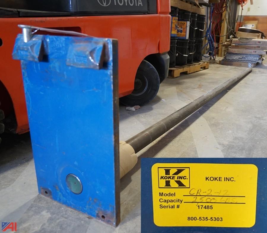 Auctions International Auction Secured Creditor Auction 7557 Hardwood Floor Tile Company Item Koke Inc Forklift Carpet Pole 12 2 500lbs Attachment