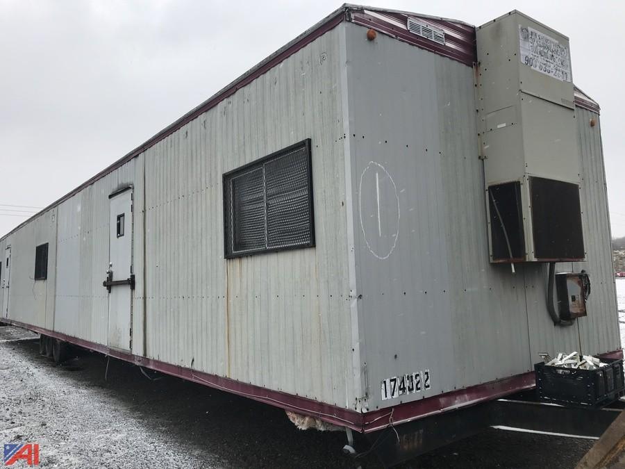 Auctions International Auction Office Trailers Ny Item 12 X 64 Mobile Office Trailer