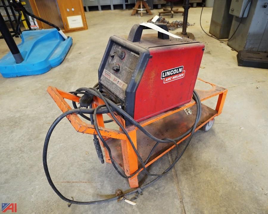 Auctions International Auction Pioneer Csd Ny Item Lincoln Sp 170t Welder Stand