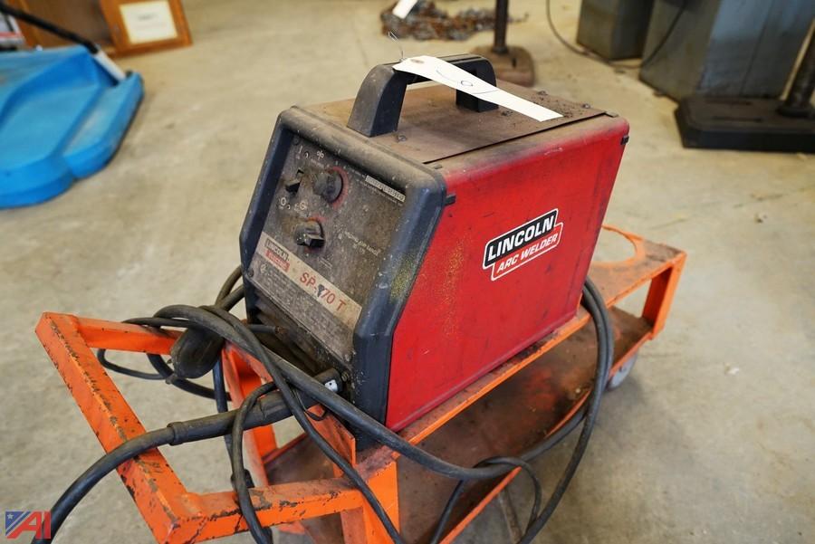 Auctions International Auction Pioneer Csd Ny Item Lincoln Sp 170t Welder Stand
