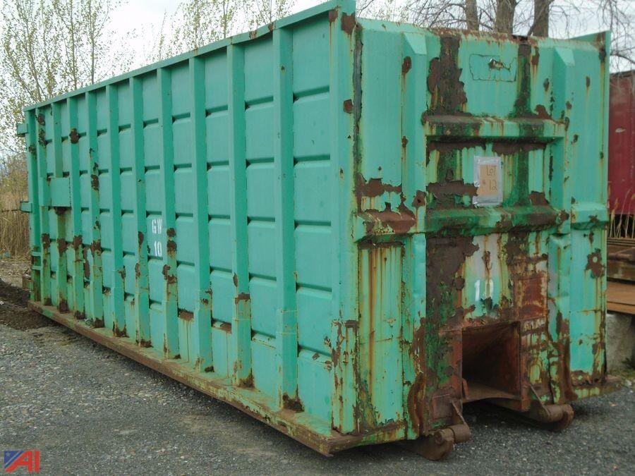 Auctions International Auction Business Liquidation, NY 17700 ITEM 40 Yard Roll Off Container