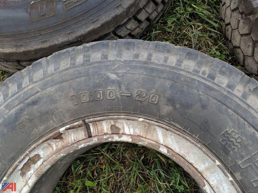 Auctions International Auction Town of Groton HwyNY 18583 ITEM Bud Rims & Tires
