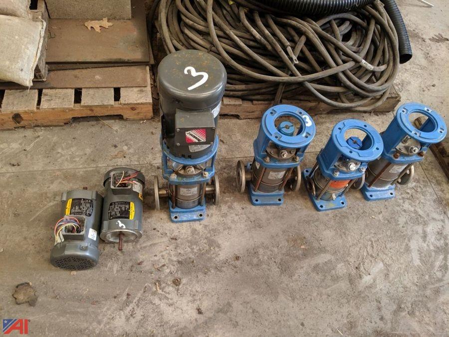 Auctions International Auction Seneca Falls Water & SewerNY 18758 ITEM Goulds Pumps