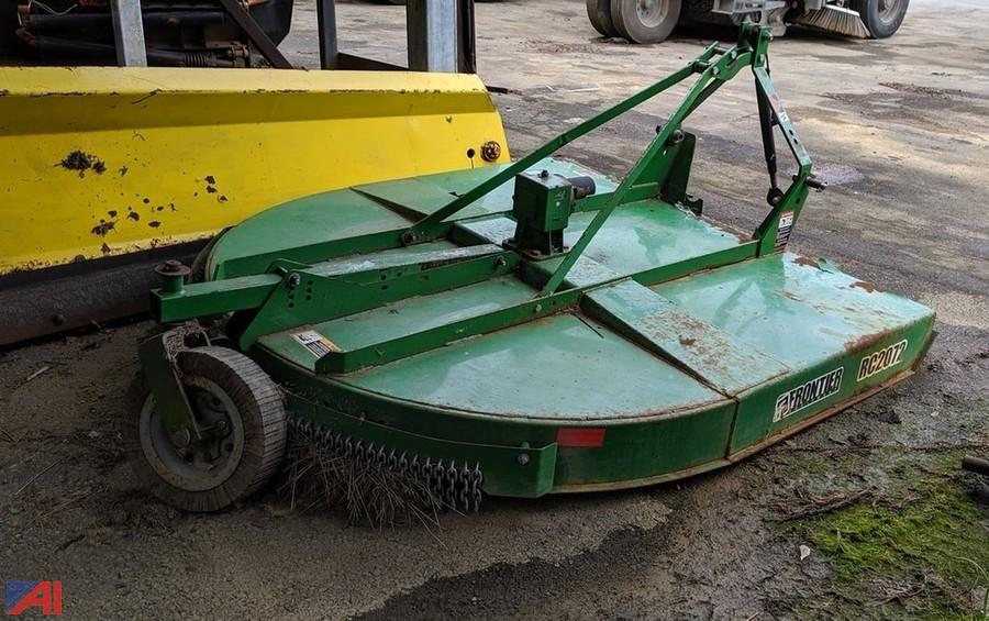 Auctions International Auction Town of Cicero HwyNY 19100 ITEM Frontier Brush Hog