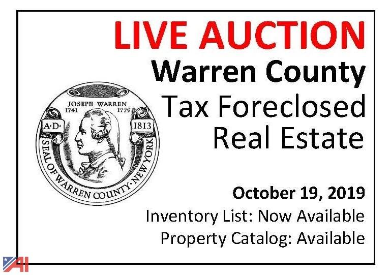 Auctions International Auction Warren County Tax Foreclosed Real