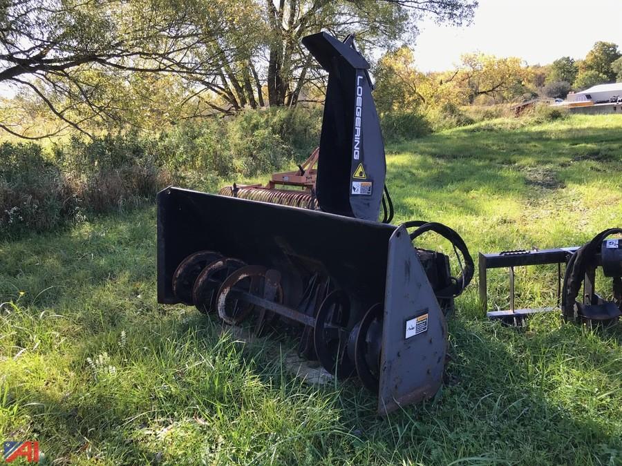 Auctions International Auction Surplus LiquidationNY 19448 ITEM Loegering 73" Snow Blower