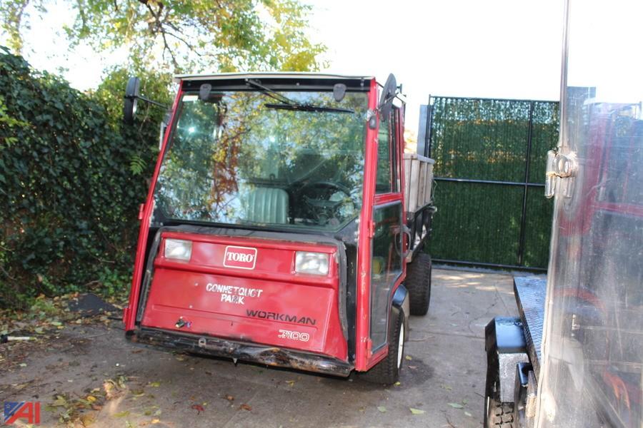 Auctions International Auction Surplus LiquidationNY 19611 ITEM Toro Workman 3100 Utility
