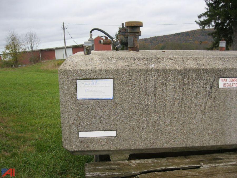 Auctions International Auction Business LiquidationNY 20128 ITEM Concrete Encased Fuel Tank