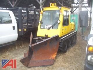Bombardier SW48-DA Sidewalk Tractor with V Plow