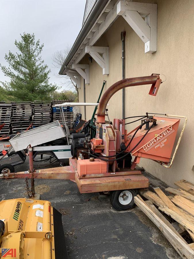 Auctions International Auction Surplus LiquidationNY 21341 ITEM Gravely Pro Chip 310 Wood