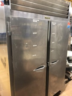 Traulsen RHT232NUT-FHS Stainless Steel 46 Cu. Ft. Two Section Narrow Reach In Refrigerator