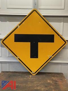 T-Intersection Road Sign