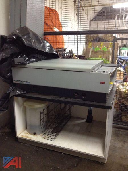 Hope RA20TA Tabletop Print Processor Auction | Auctions International