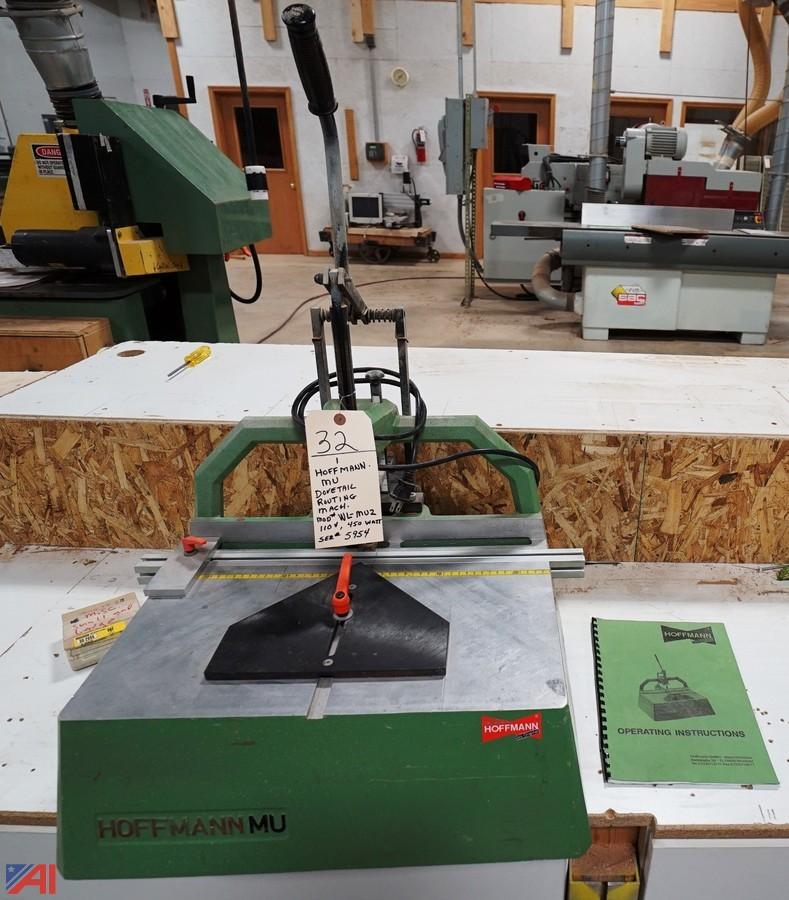 Auctions International Auction Day 1 Woodworking Industrial Auction