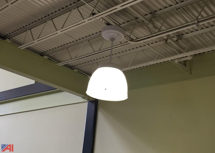Auctions International Auction Syracuse University 8331 Item Philips Guth High Bay Compact Fluorescent Light Fixtures