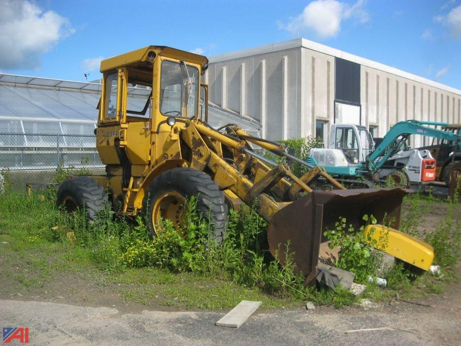 Auctions International Auction Wayne Finger Lakes Boces Item 1972 John Deere 544 A Front End Loader