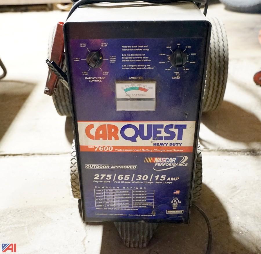Auctions International Auction Secured Creditor South Buffalo Electric Ii Item Car Quest 7600 Series Battery Charger