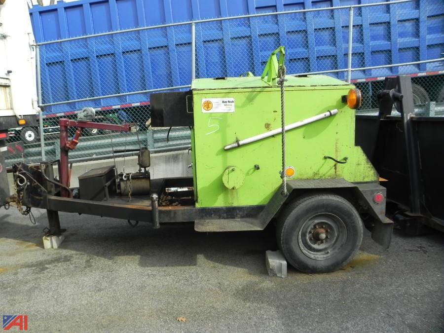 Auctions International Auction Town Of Mamaroneck Ny Item 04 Raytech Infrared Rc4000 Reclaimer Hotbox Trailer