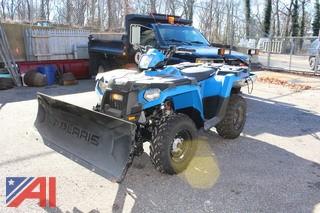 2016 Polaris Sportsman 450 EFI Quad with Plow