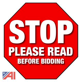 Important Auction Information 