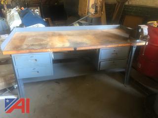 Industrial Work Bench with Vice 