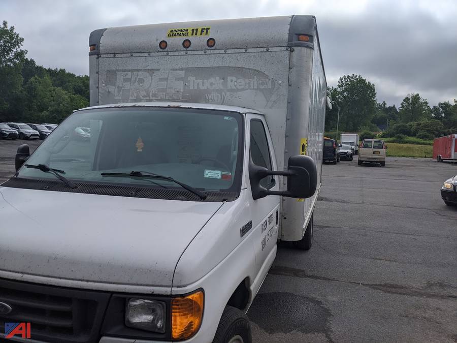 Auctions International Auction Business Liquidation Ny Item 07 Ford 50 Super Duty Box Truck