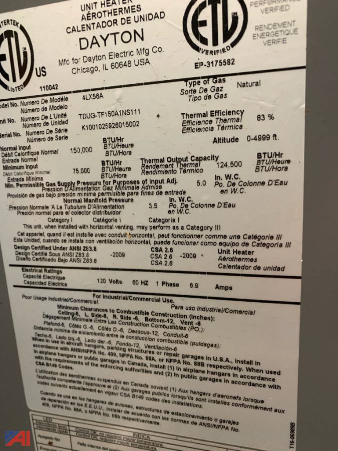 Auctions International Auction Royalton Hartland CSDNY 21905 ITEM