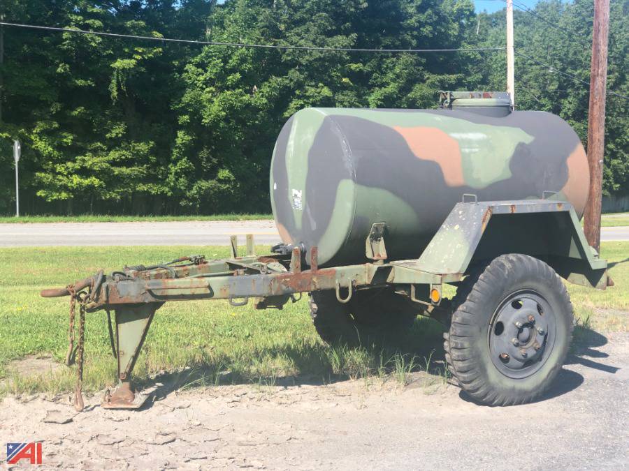 250 gallon military water tank trailer for sale