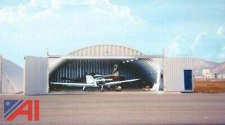 2019 Curvco Q 60 x 50 x 24 Outdoor Steel Aircraft Hanger/Storage Shed