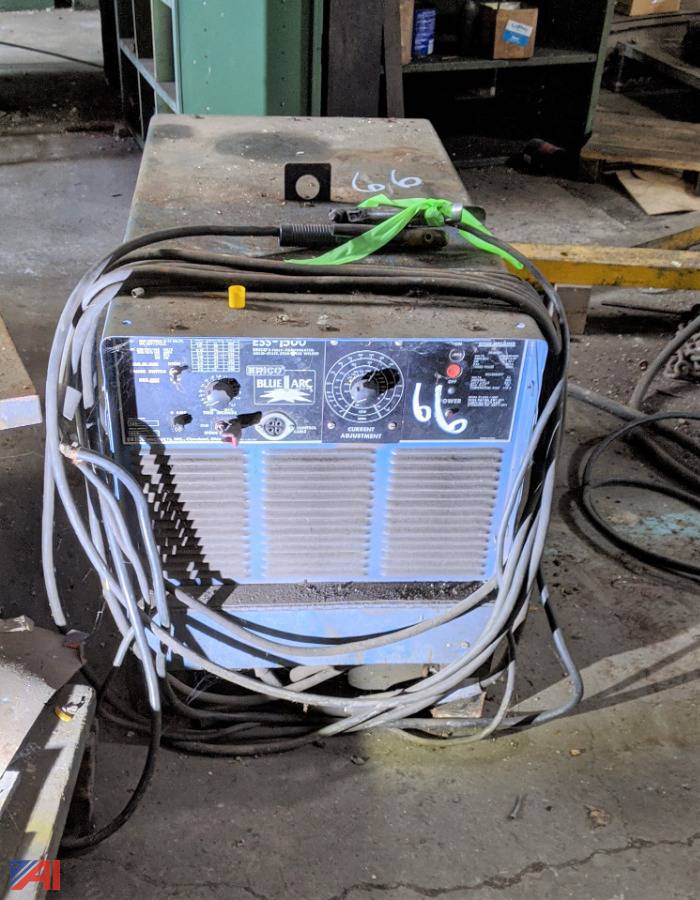 Auctions International Auction Machine Shop Liquidation Ny Item Erico Blue Arc Fully Compensated Solid State Stud Stick Welder