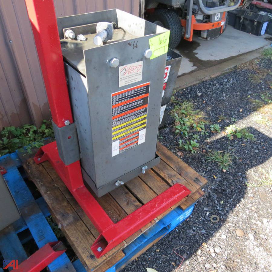 Auctions International Auction Surplus LiquidationNY 22762 ITEM Gray Oil Filter Crushers