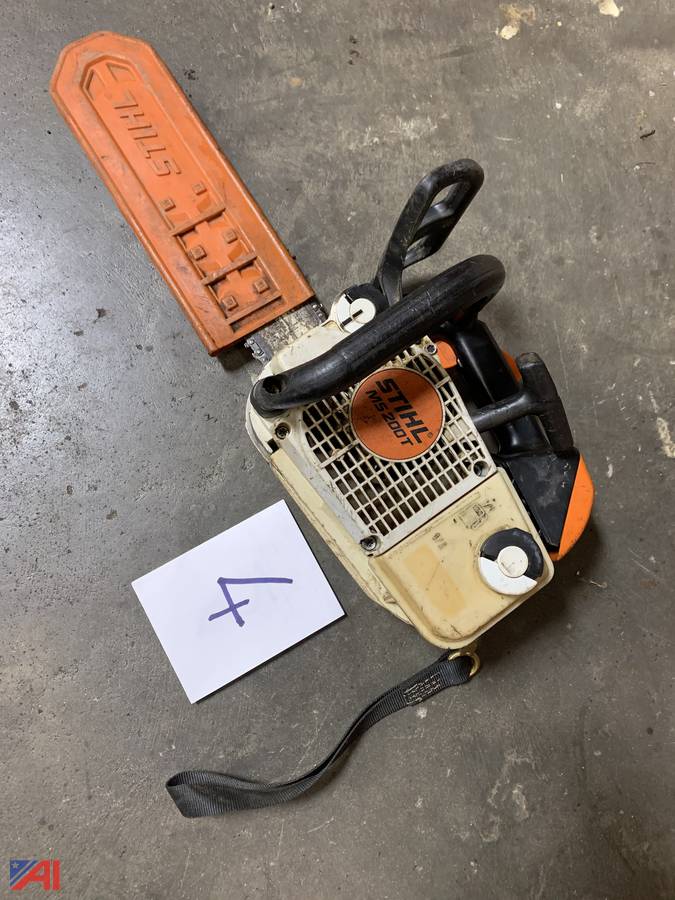 Auctions International Auction Surplus Liquidation Ny Item Stihl Chainsaw