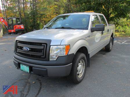 Auction State Of Vermont Fleet Management Vt 22998 Item 2013 Ford F150 Pickup Truck Auctions International