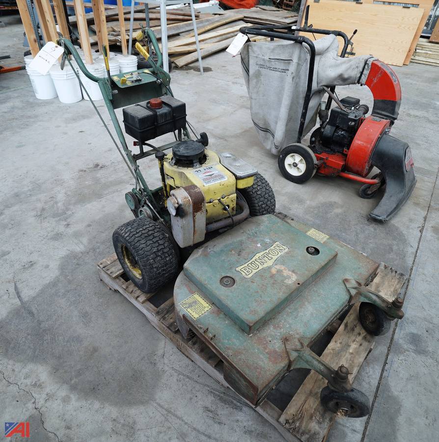 Bunton walk behind mower for online sale