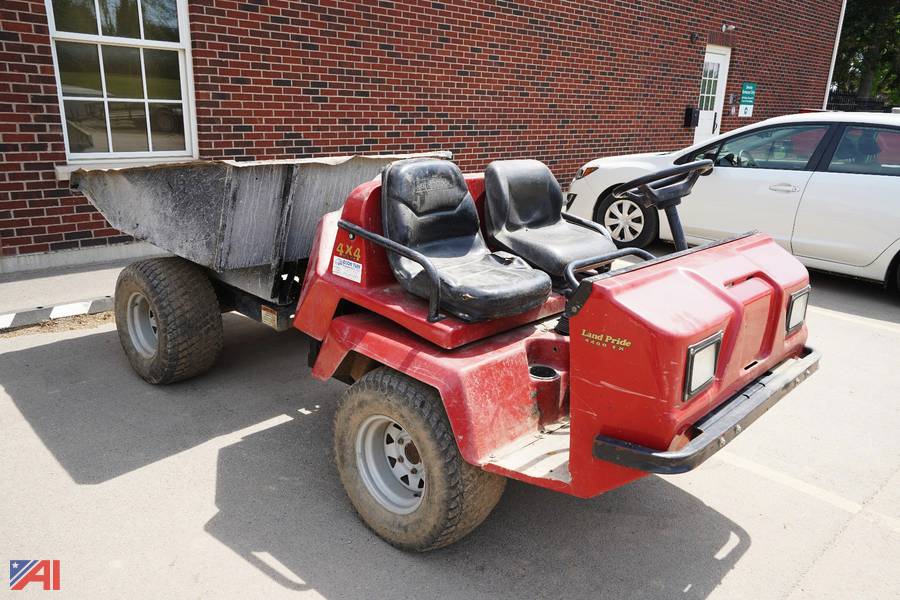 Auctions International Auction Business Surplus Ny Item Land Pride 4400 Ex Articulating Gondo Utv