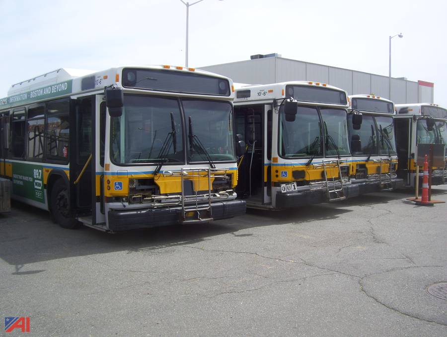 MBTA Scrap Transit Buses Everett-MA #25346