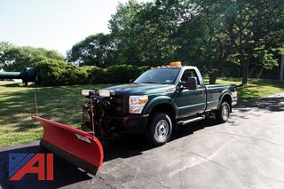 2011 Ford F250 XL Super Duty Pickup Truck with Plow