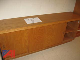 Oak Storage Cabinet