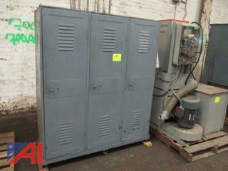 Vintage 3 Door Locker