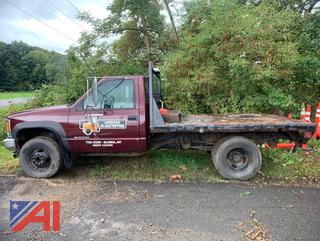 2000 Chevy C/K 3500 1 Ton Flat Bed with Plow