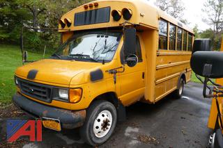 (V288) 2003 Ford E450 Mini School Bus with Wheelchair Lift
