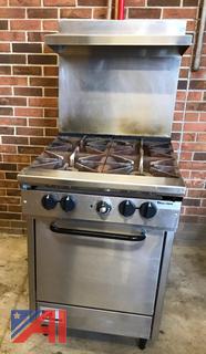 Southbend S24E 24" 4 Burner Gas Range with Space Saver Oven, Natural Gas