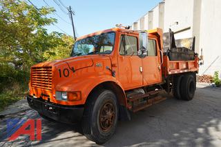1999 International 4700 Crew Cab Dump & Hot Patch Truck
