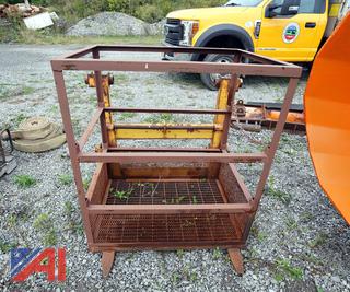 Heavy Steel Constructed Man Lift Cage